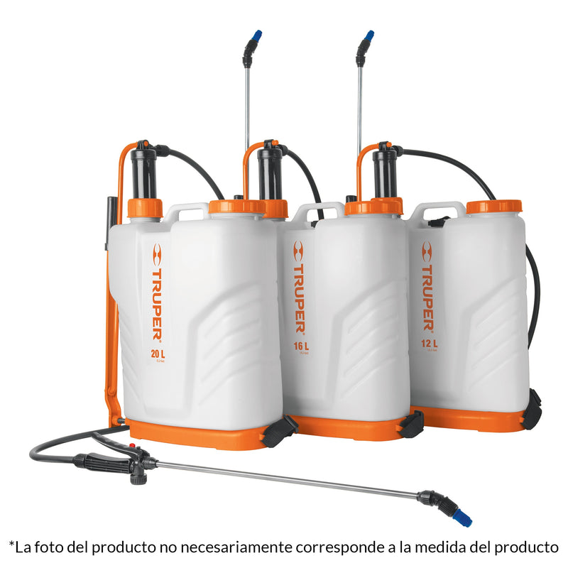 Fumigador de mochila, 12 lts