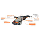 Esmeriladora angular 9', industrial, 2300 W