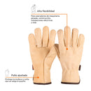 Guantes de piel de res tipo operador
