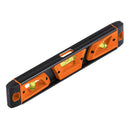 Nivel torpedo magnético, cuerpo de aluminio, 10' largo