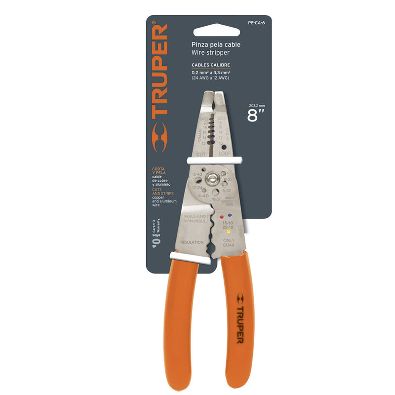 Pinza pelacables 8'
