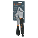 Pinza de presión 10', mordaza curva, mango de vinil