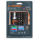 Desarmador tipo trompo con matraca, 37 piezas