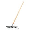 Rastrillo reforzado, 16 dientes, mango 60'