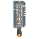 Juego de desarmador tipo matraca, 24 piezas