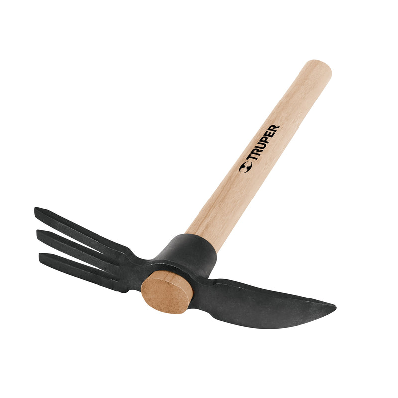 Talacho jardinero, mango de madera, 16'
