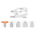 Caja para herramienta, plástica de 17', industrial