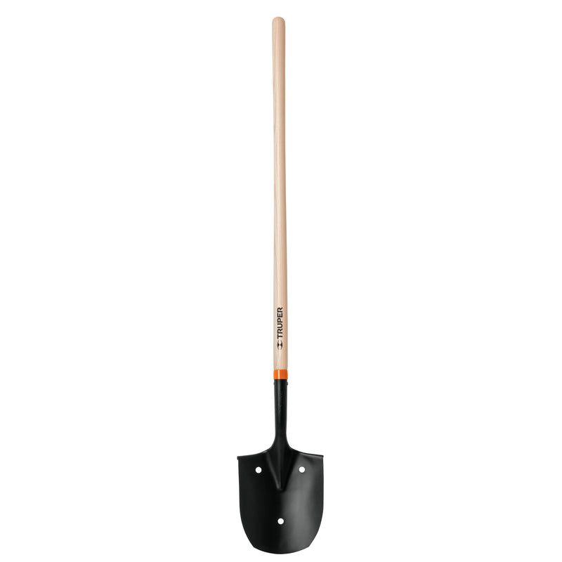 Pala irrigación, arrocera, 3 perforaciones, mango largo