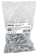 Válvula para inflar balones, bolsa 100 piezas, Pretul