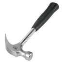 Martillo pulido, 16 oz, uña curva, mango tubular, Pretul