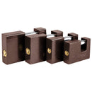 Candado antipalanca, 80mm, cuerpo de hierro, Hermex Basic