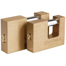 Candado antipalanca, 60mm, cuerpo de latón, Hermex Basic