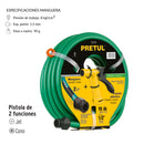 Combo de manguera MAN-15X1/2P y pistola PIM-4P, 15 m, Pretul