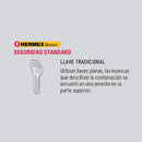 Cerradura de barra libre, derecha