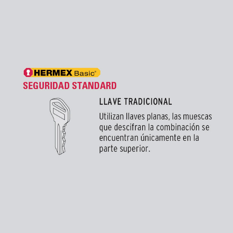 Cerradura de barra libre, derecha