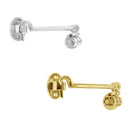 Gancho para puerta, cromado