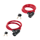 Candado de cable con llave, 15mm X 1.20 m