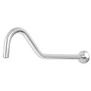 Brazo y chapetón tipo gancho para regadera, 50 cm