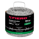 Alambre de púas, calibre 12.5, rollo de 30 Kg.