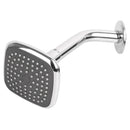 Regadera cuadrada, ABS, 3-3/4', con brazo, Basic