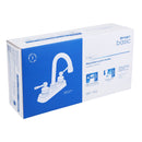 Mezcladora plástica para lavabo, cuello tipo bar, palanca