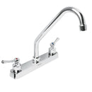 Mezcladora plástica fregadero, curvo, manerales palanca