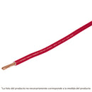 Cable THHW-LS, 14 AWG, color rojo rollo 100 m