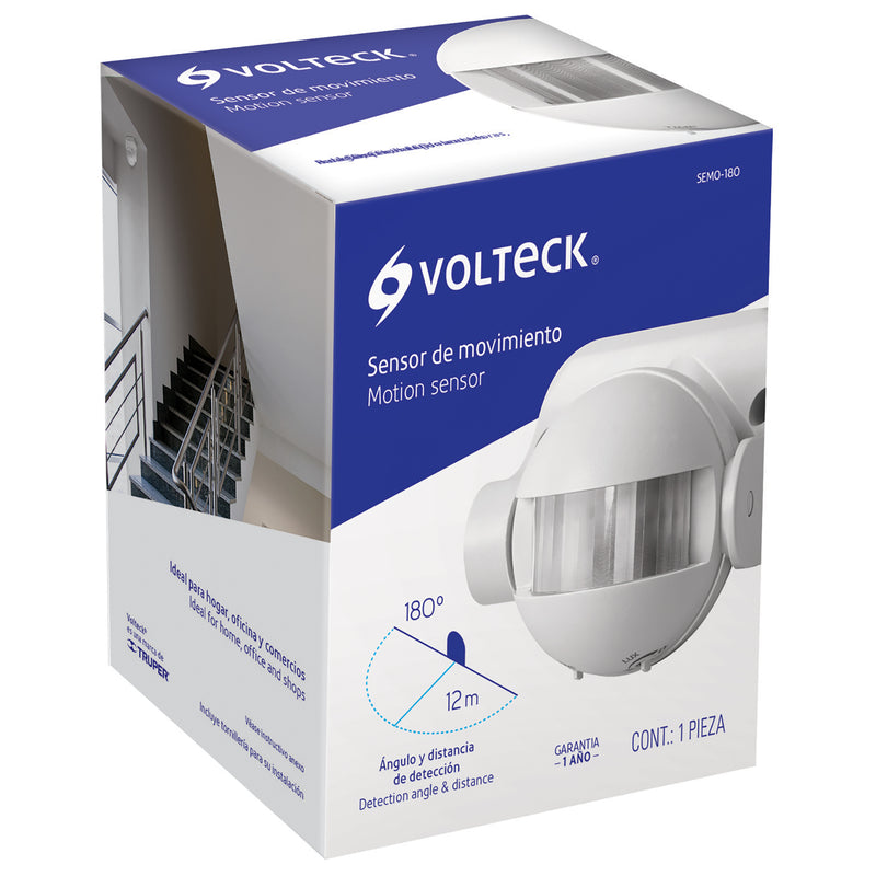 Sensor de movimiento de 180°