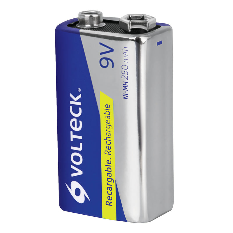 Pila recargable, uso general, 9 V, 250 mAh, 1 pieza