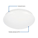 Luminario de LED de sobreponer tipo plafón, 8W, 600 lm