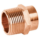 Conector de cobre, rosca exterior 2'