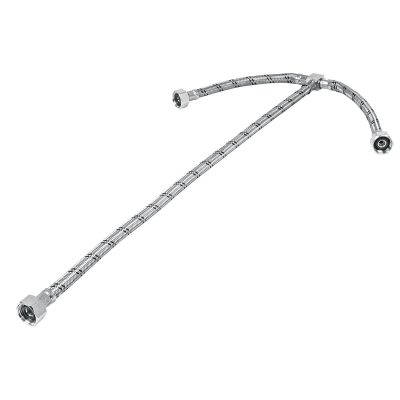 Manguera hule ,'T', 55 cm, acero inoxidable, usos generales