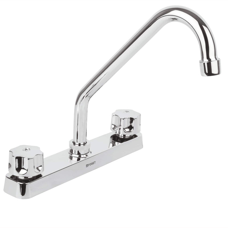 Mezcladora plástica fregadero, cuello y manerales estándar