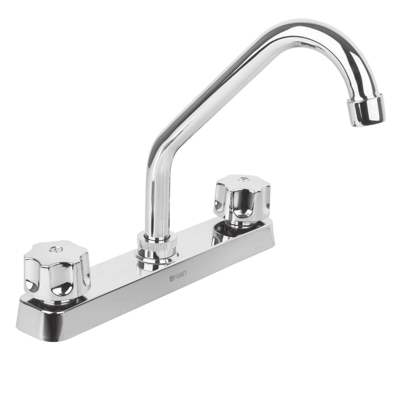 Mezcladora plástica para fregadero, cuello corto, Basic
