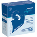 Portarollo con cubierta, cromo, Aqua