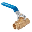 Válvula de esfera, de latón, soldable, 3/4', alta presión