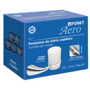 Portavaso cepillero, con vaso, línea Aero